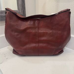 Cole Hahn Elegant Brown Leather Hobo Bag